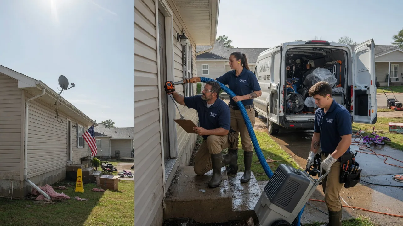 Ceiling Water Damage Restoration in Forreston, TX near me